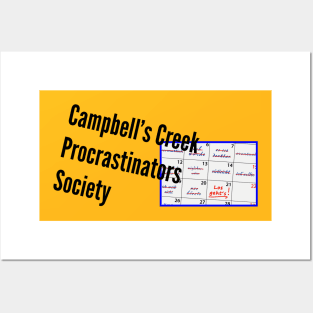 The Campbells Creek Procrastinators Society Posters and Art